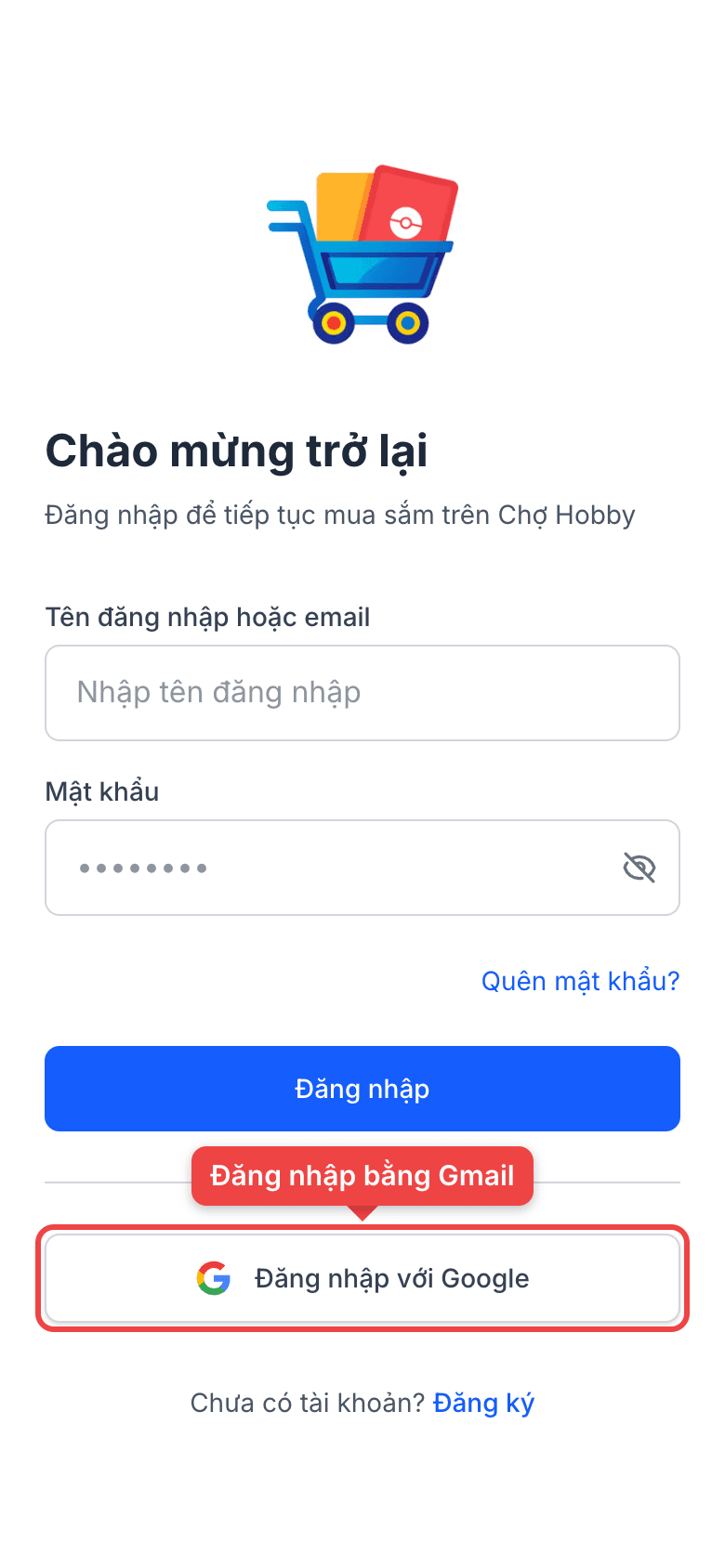 Nút Đăng nhập với Google